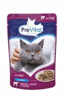 Karma dla kota Prevital z cielęciną 100 g
