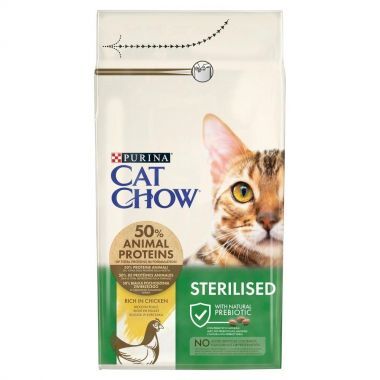 Karma dla kota Purina Cat Chow Sterilised bogata w Kurczaka 16,5 kg