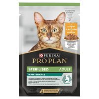 Karma dla kota Purina Pro Plan Sterilised Maintenance z kurczakiem w sosie 85 g (26 sztuk)