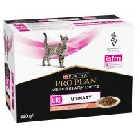 Karma dla kota Purina Pro Plan Veterinary Diets Feline UR St/Ox Urinary z łososiem 85 g (10 sztuk)
