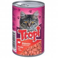 Karma dla kota Tropi z wołowiną 415 g