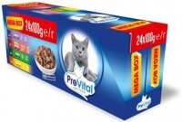 Karma dla kotów PreVital Mega Box 100 g (24 sztuki)
