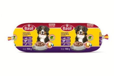 Karma dla psa Baton Basil z kaczką 900 g