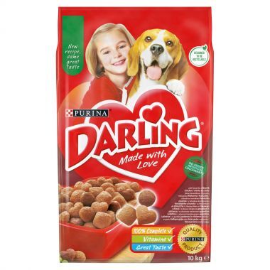 Karma dla psa Purina Darling z pyszną mieszanką wołowiny i kurczaka 10 kg