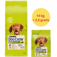 Karma dla psa Purina Dog Chow Adult z jagnięciną 14 kg + 2,5 kg Gratis