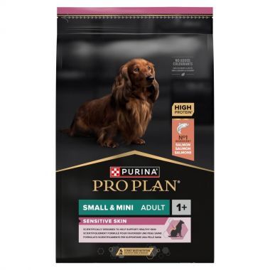 Karma dla psa Purina Pro Plan Sensitive Skin Small & Mini Adult bogata w łososia 7 kg