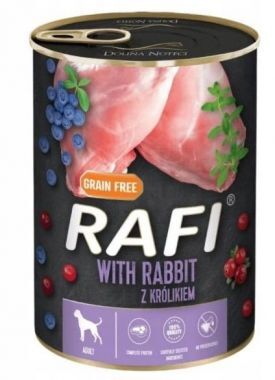Karma dla psa Rafi z królikiem 400 g