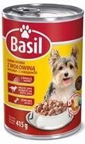 Karma dla psa z wołowiną Basil 415 g