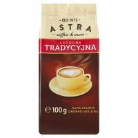 Kawa palona drobno mielona Astra łagodna tradycyjna 100 g