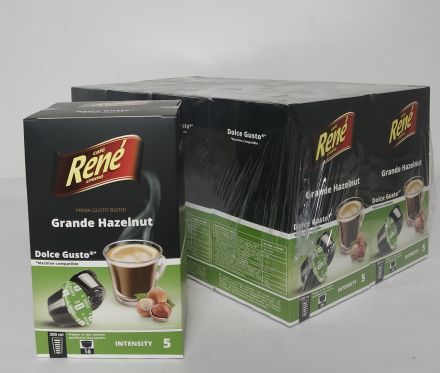 Kawa palona mielona Rene Dolce Gusto Grande Hazelnut 112 g (16 kapsułek)