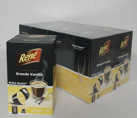 Kawa palona mielona Rene Dolce Gusto Grande Vanilla 112 g (16 kapsułek)