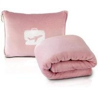 Koc turystyczny z poduszką 2w1