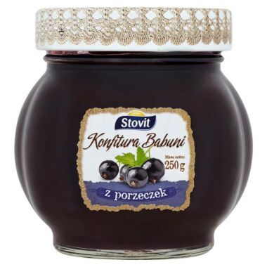 Konfitura z czarnej porzeczki Stovit 250 g