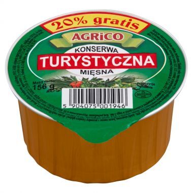 Konserwa Turystyczna mięsna 156 g Agrico