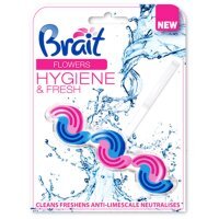 Kostka do wc 2-fazowa Brait Flowers 45g