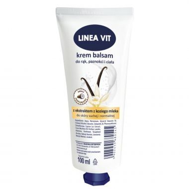 Krem balsam do rąk, paznokci i ciała Linea Vit Kozie mleko 100 ml