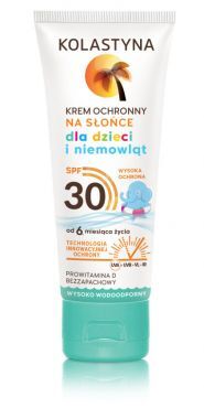 Krem ochronny na słońce dla dzieci i niemowląt Kolastyna SPF 30 75 ml tuba