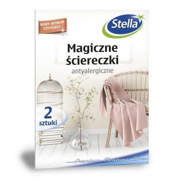 Magiczne ściereczki dla alergików z Evolonu Stella (2 sztuki)