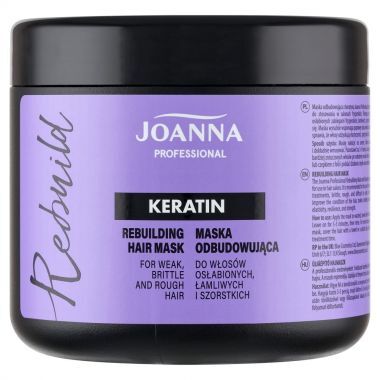 Maska do włosów Joanna Professional Rebuild Keratin odbudowująca 500 g