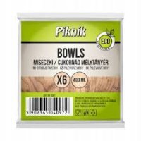 Miseczki do zupy z surowca roślinnego Eco Piknik 400 ml (6 sztuk)