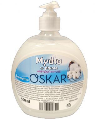 Mydło w płynie Oskar antybakteryjne bawełna 500 ml