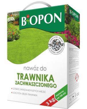 Nawóz do trawnika zachwaszczonego Biopon 3 kg