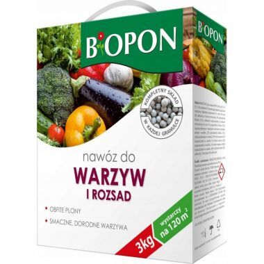 Nawóz do warzyw i rozsad Biopon 3 kg