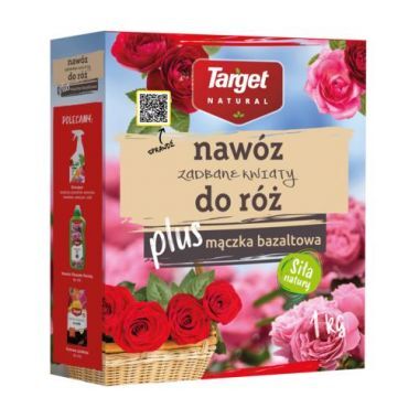 Nawóz granulowany do róż z mączką bazaltową Target Natural 1 kg