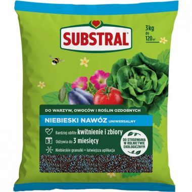 Nawóz niebieski uniwersalny Substral 3 kg
