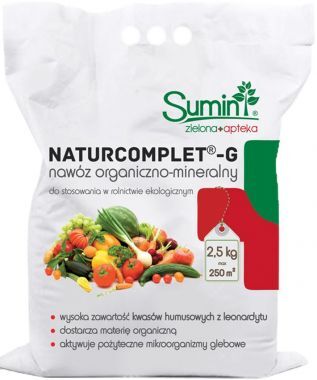 Nawóz organiczno-mineralny Naturcoplet-G Sumin 2,5 kg