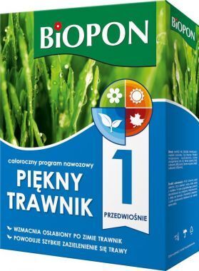 Nawóz piękny trawnik przedwiośnie Biopon 2 kg