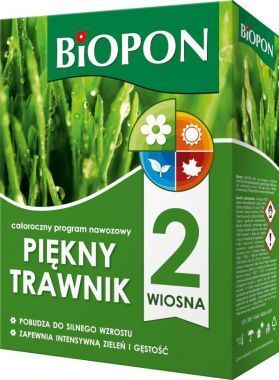 Nawóz piękny trawnik wiosna Biopon 2 kg