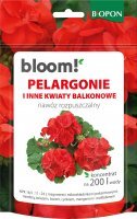 Nawóz rozpuszczalny Bopon bloom! pelargonie i inne kwiaty balkonowe 200 g