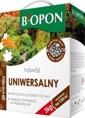 Nawóz uniwersalny jesienny Biopon 3 kg