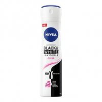 Nivea antyperspirant damski spray  Black&White Clear 150 ml