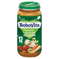 Obiadek Kluseczki BoboVita z warzywami i indykiem po 12 miesiącu 250 g