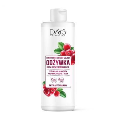 Odżywka do włosów farbowanych Days Cosmetics z ekstraktem z żurawiny 300 ml