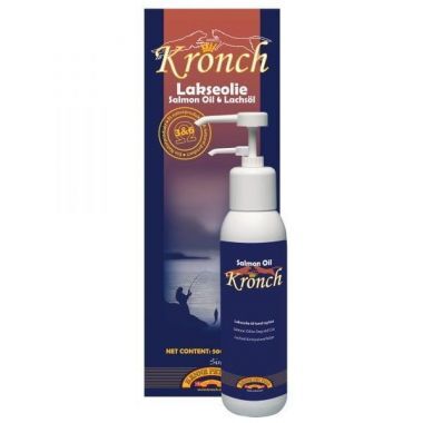 Olej z łososia tłoczony na zimno dla psów i kotów Kronch 500 ml