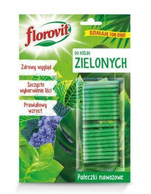 Pałeczki nawozowe do roślin zielonych Florovit 20g