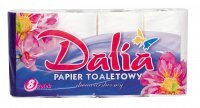 Papier toaletowy Dalia 2-warstwowy Biały  (8 rolek)
