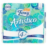 Papier toaletowy Foxy Artistico naturalnie biały (4 rolki)