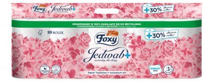 Papier toaletowy Foxy Jedwab+ (10 rolek)