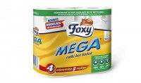 Papier toaletowy Foxy Mega rolki bez końca (4 rolki)