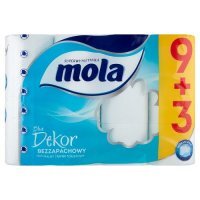 Papier toaletowy Mola  Decor (9+3 rolki)