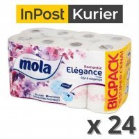 Papier toaletowy Mola Romantic Elegance (16 rolek) x 24 opakowania