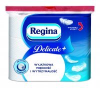 Papier toaletowy Regina Delicate+ 4-warstwowy (9 rolek)