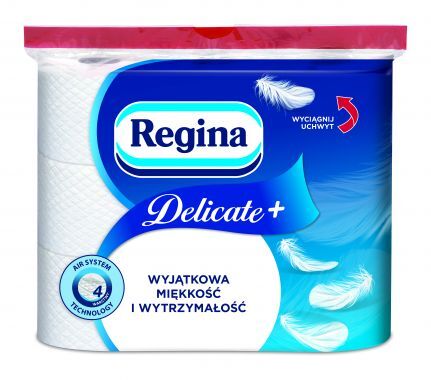 Papier toaletowy Regina Delicatis 4-warstwowy (9 rolek)