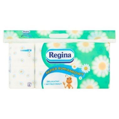 Papier toaletowy Regina Rumiankowy 3-warstwowy (8 rolek)