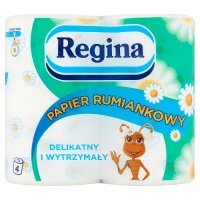 Papier toaletowy Regina Rumiankowy 3 warstwy (4 rolki) celuloza