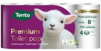 Papier toaletowy Tento Premium 4 warstwowy (8 rolek)